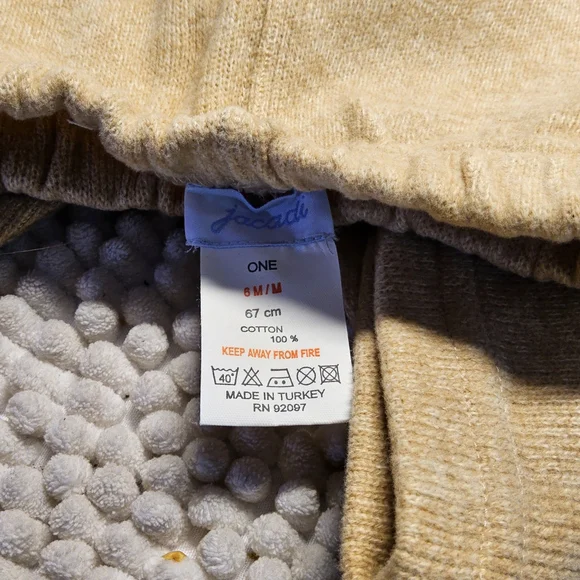 NWT Size 6 months Boya 2 piece Jacadi Tan and red Baby Outfit - Picture 6 of 10